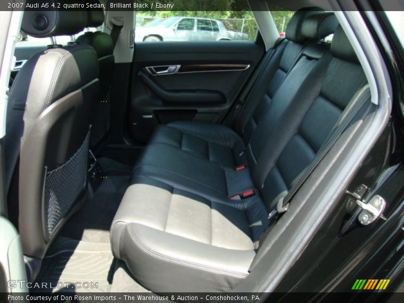Brilliant Black / Ebony 2007 Audi A6 4.2 quattro Sedan