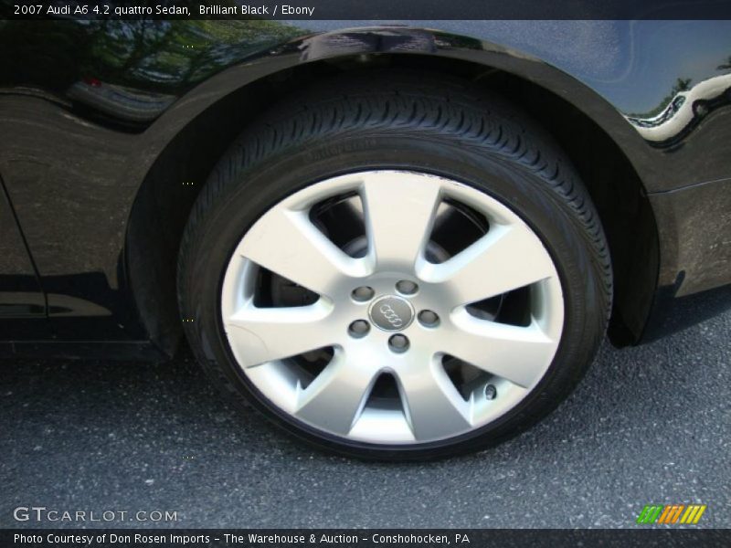 Brilliant Black / Ebony 2007 Audi A6 4.2 quattro Sedan