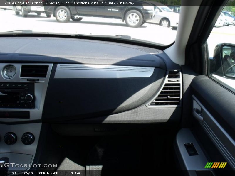 Light Sandstone Metallic / Dark Slate Gray 2009 Chrysler Sebring LX Sedan