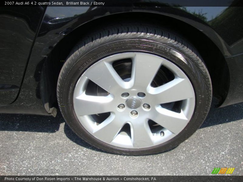 Brilliant Black / Ebony 2007 Audi A6 4.2 quattro Sedan