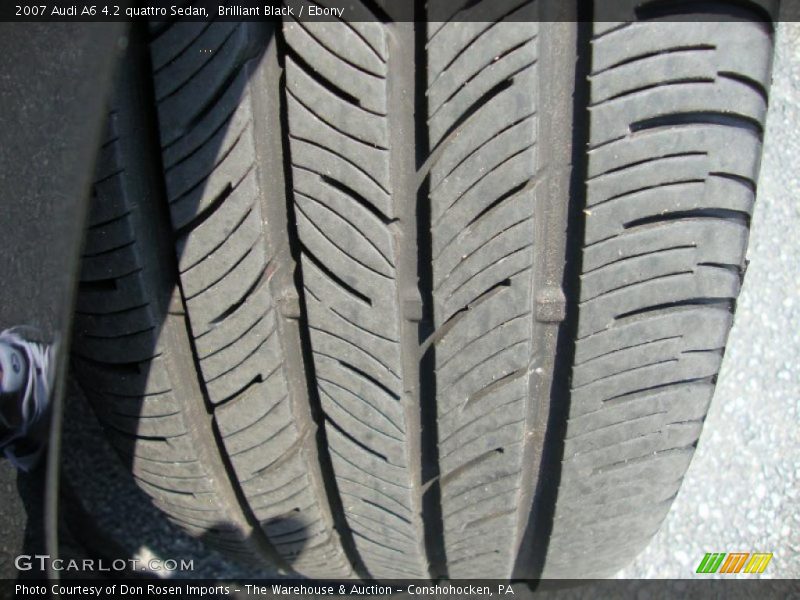Brilliant Black / Ebony 2007 Audi A6 4.2 quattro Sedan