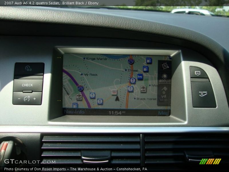 Brilliant Black / Ebony 2007 Audi A6 4.2 quattro Sedan