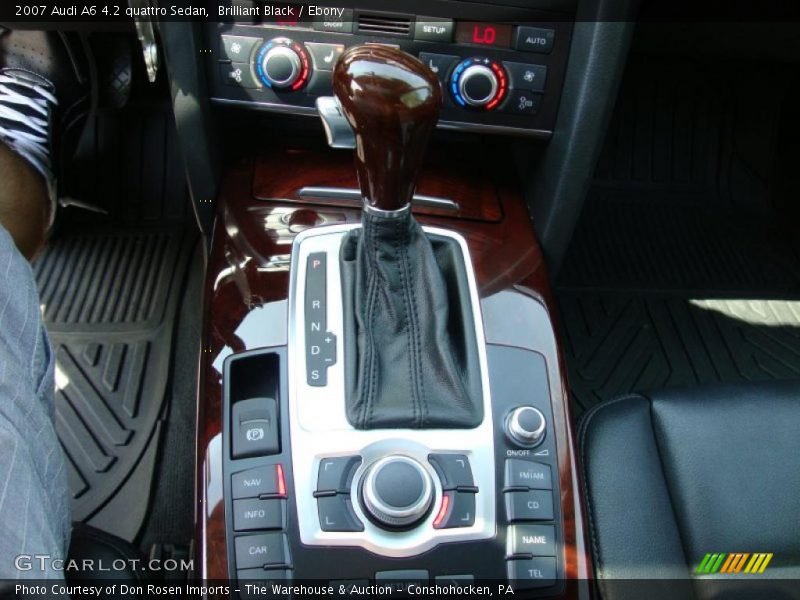 Brilliant Black / Ebony 2007 Audi A6 4.2 quattro Sedan