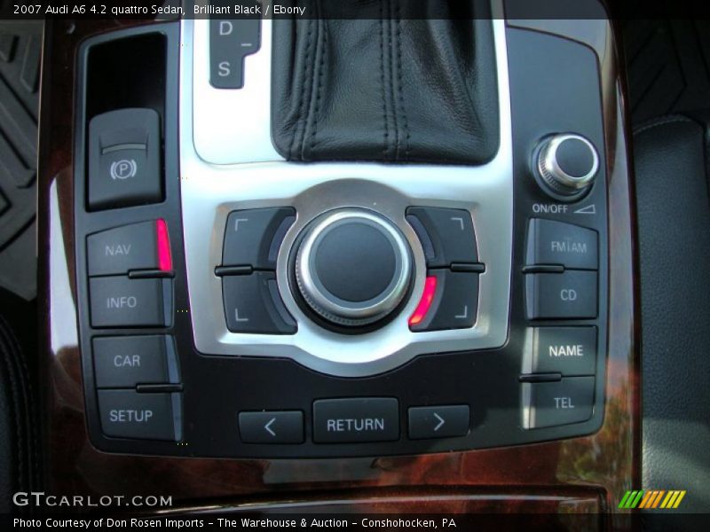 Brilliant Black / Ebony 2007 Audi A6 4.2 quattro Sedan