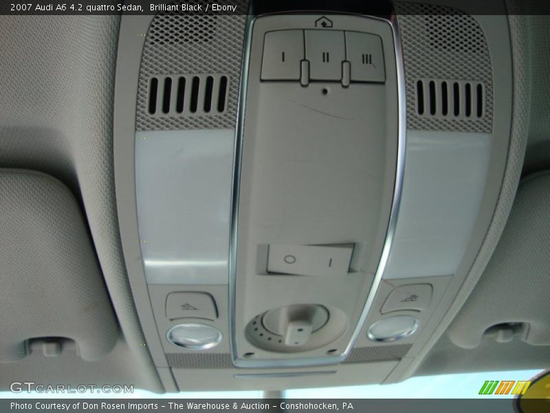 Brilliant Black / Ebony 2007 Audi A6 4.2 quattro Sedan
