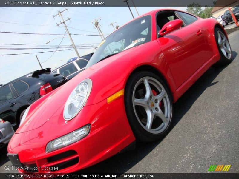 Guards Red / Black 2007 Porsche 911 Carrera S Coupe