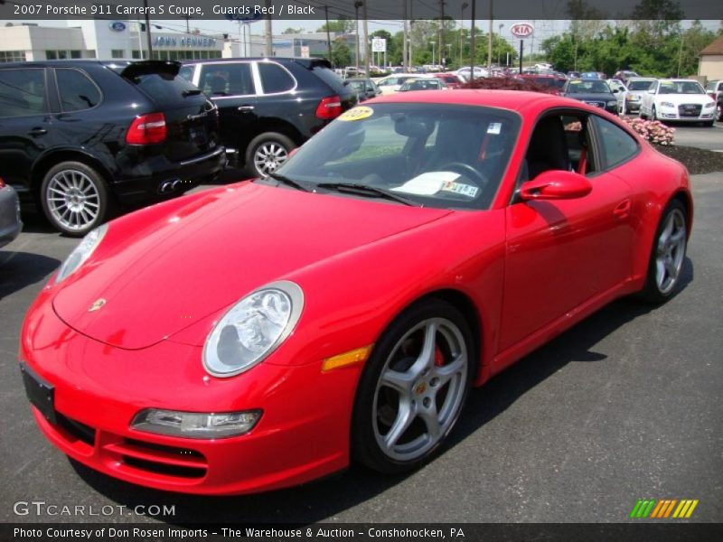 Guards Red / Black 2007 Porsche 911 Carrera S Coupe