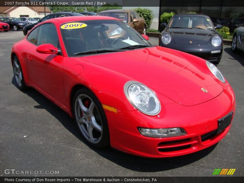 Guards Red / Black 2007 Porsche 911 Carrera S Coupe
