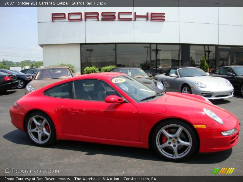 Guards Red / Black 2007 Porsche 911 Carrera S Coupe