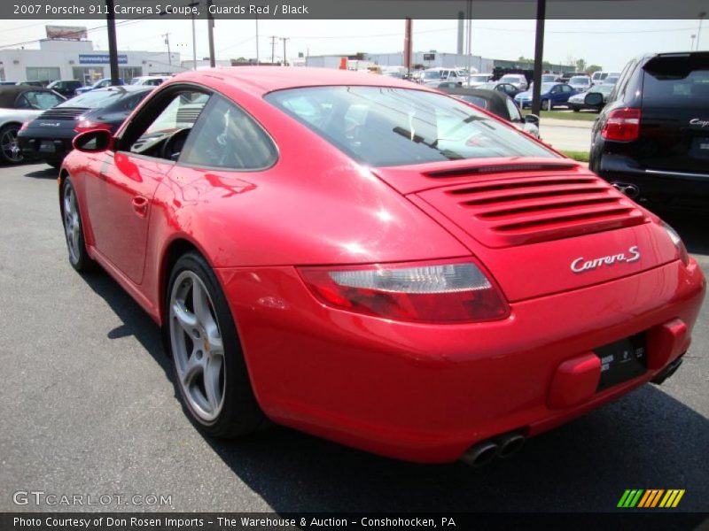 Guards Red / Black 2007 Porsche 911 Carrera S Coupe