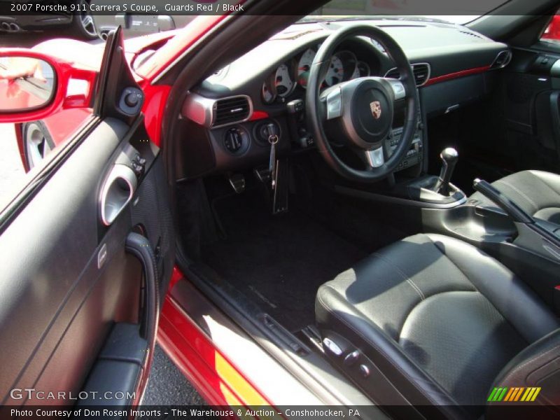 Guards Red / Black 2007 Porsche 911 Carrera S Coupe