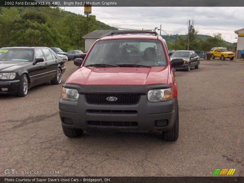 Bright Red / Medium Graphite 2002 Ford Escape XLS V6 4WD