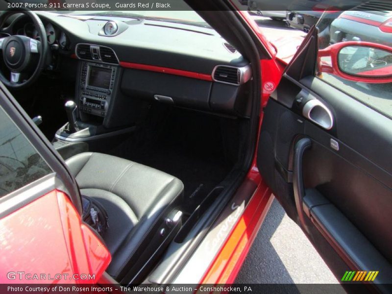 Guards Red / Black 2007 Porsche 911 Carrera S Coupe