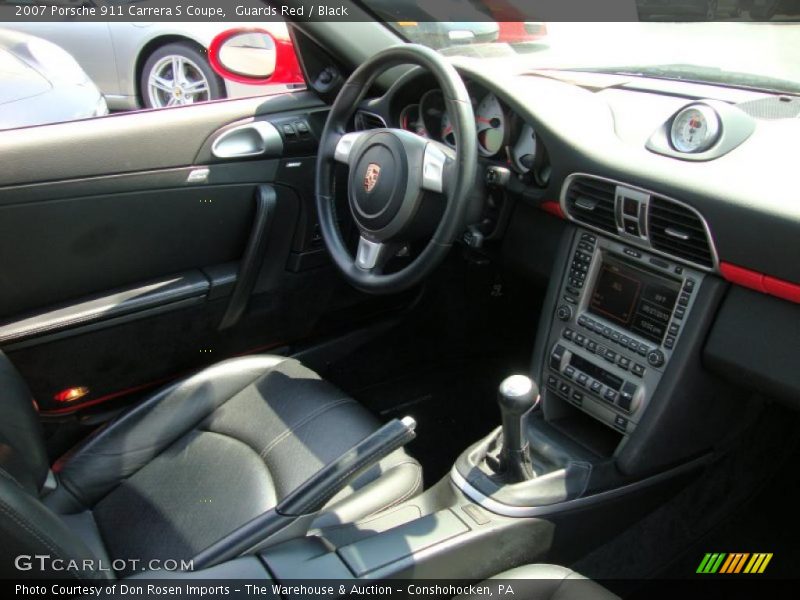 Guards Red / Black 2007 Porsche 911 Carrera S Coupe