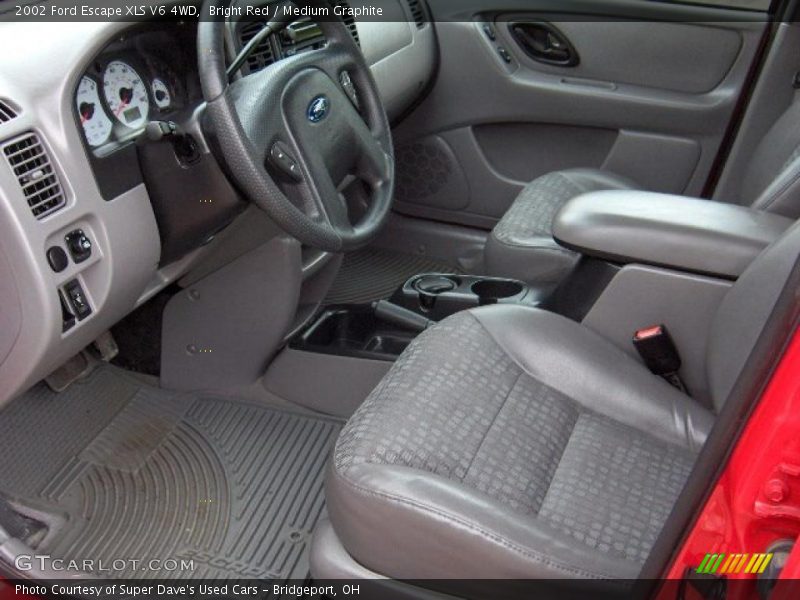 Bright Red / Medium Graphite 2002 Ford Escape XLS V6 4WD
