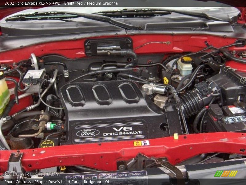 Bright Red / Medium Graphite 2002 Ford Escape XLS V6 4WD