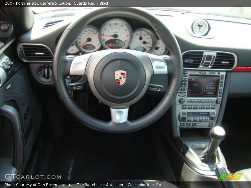 Guards Red / Black 2007 Porsche 911 Carrera S Coupe
