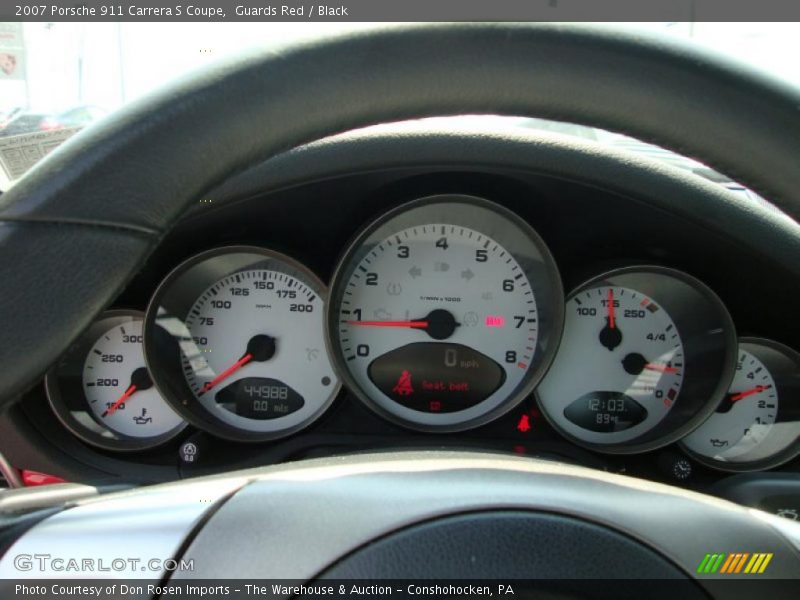 Guards Red / Black 2007 Porsche 911 Carrera S Coupe