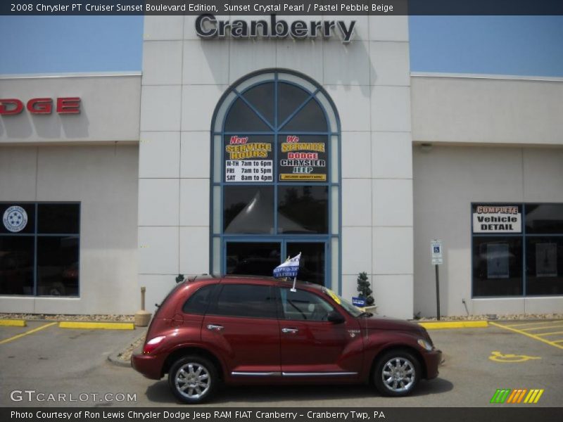 Sunset Crystal Pearl / Pastel Pebble Beige 2008 Chrysler PT Cruiser Sunset Boulevard Edition