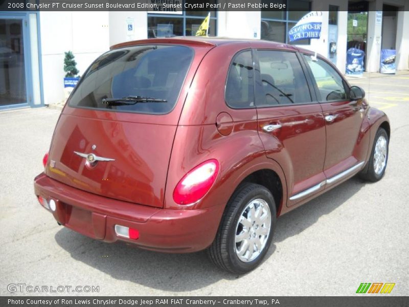 Sunset Crystal Pearl / Pastel Pebble Beige 2008 Chrysler PT Cruiser Sunset Boulevard Edition