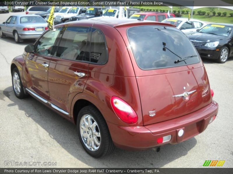 Sunset Crystal Pearl / Pastel Pebble Beige 2008 Chrysler PT Cruiser Sunset Boulevard Edition