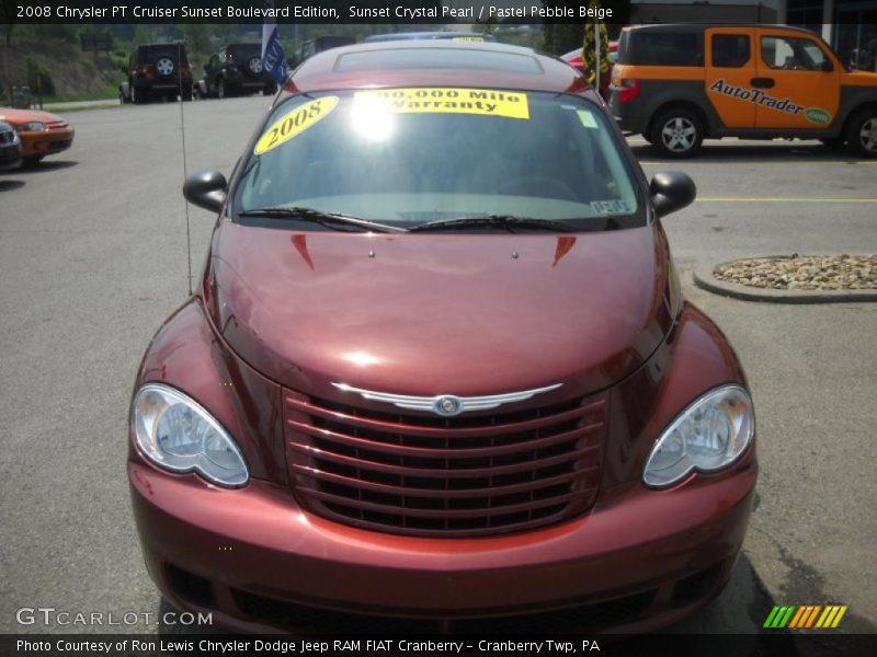 Sunset Crystal Pearl / Pastel Pebble Beige 2008 Chrysler PT Cruiser Sunset Boulevard Edition