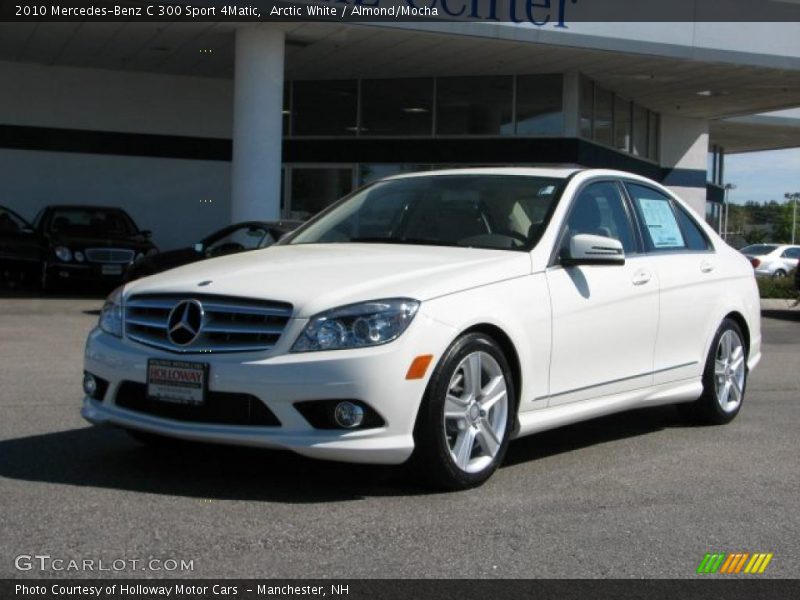 Arctic White / Almond/Mocha 2010 Mercedes-Benz C 300 Sport 4Matic