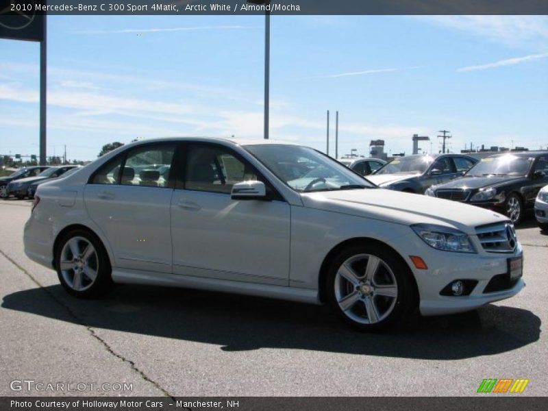 Arctic White / Almond/Mocha 2010 Mercedes-Benz C 300 Sport 4Matic