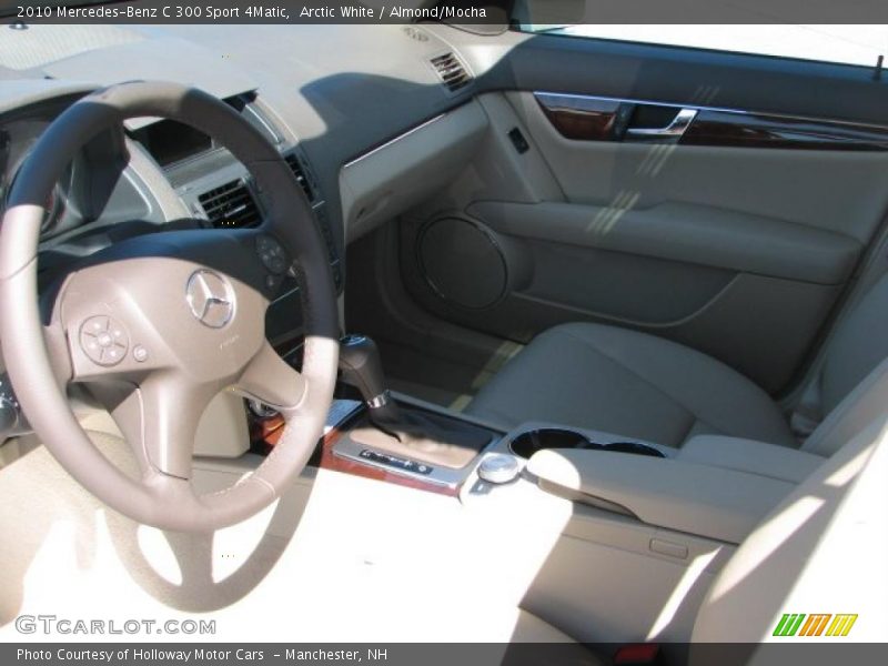 Arctic White / Almond/Mocha 2010 Mercedes-Benz C 300 Sport 4Matic