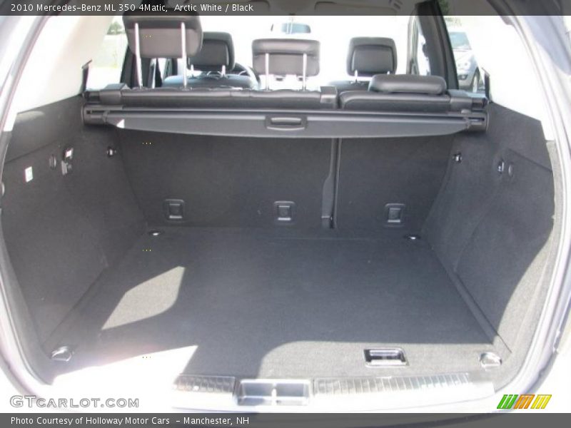 Arctic White / Black 2010 Mercedes-Benz ML 350 4Matic