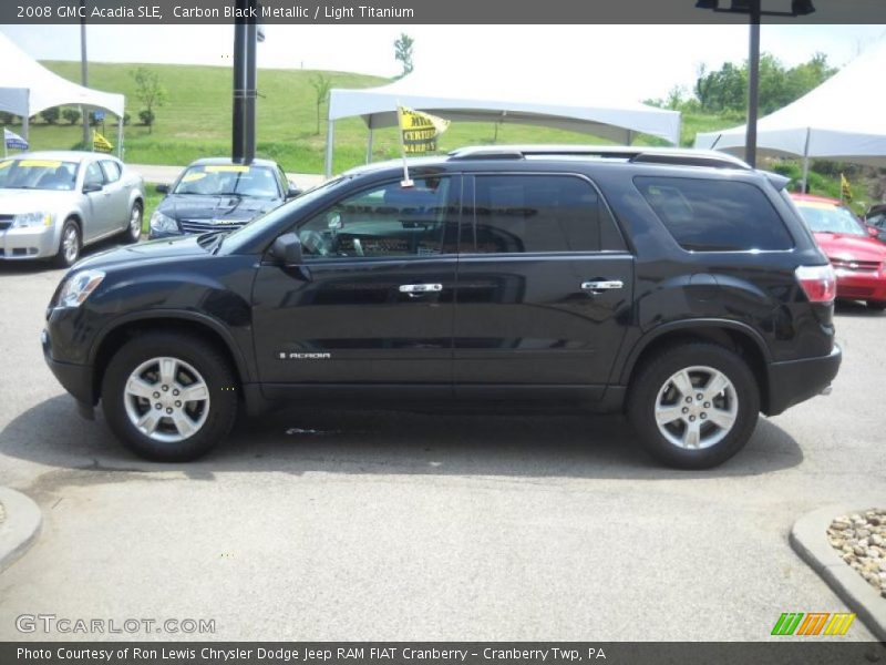 Carbon Black Metallic / Light Titanium 2008 GMC Acadia SLE