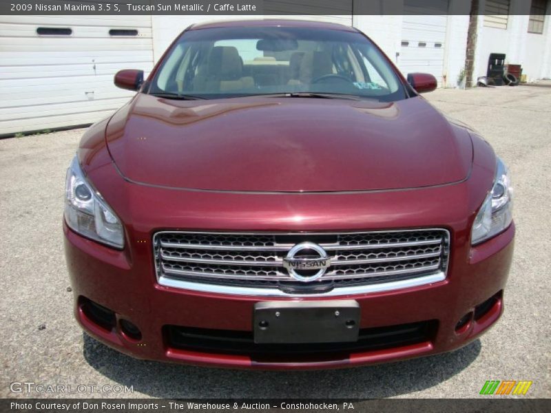 Tuscan Sun Metallic / Caffe Latte 2009 Nissan Maxima 3.5 S
