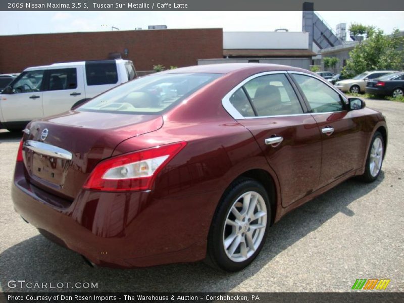 Tuscan Sun Metallic / Caffe Latte 2009 Nissan Maxima 3.5 S