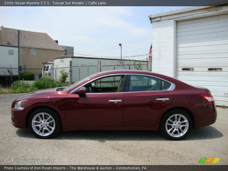 Tuscan Sun Metallic / Caffe Latte 2009 Nissan Maxima 3.5 S