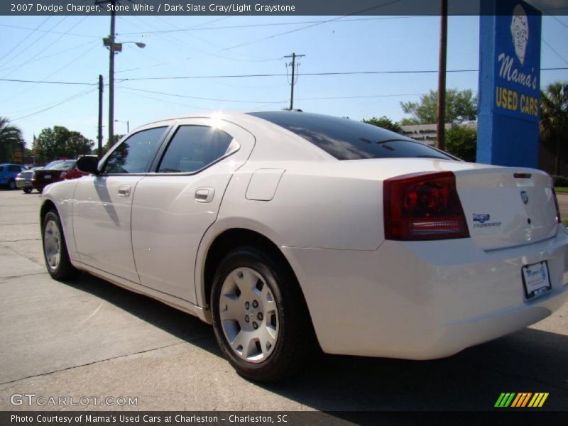 Stone White / Dark Slate Gray/Light Graystone 2007 Dodge Charger