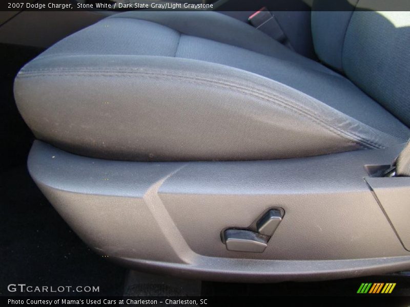 Stone White / Dark Slate Gray/Light Graystone 2007 Dodge Charger