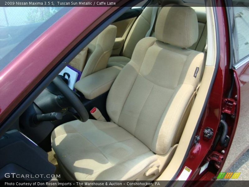 Tuscan Sun Metallic / Caffe Latte 2009 Nissan Maxima 3.5 S