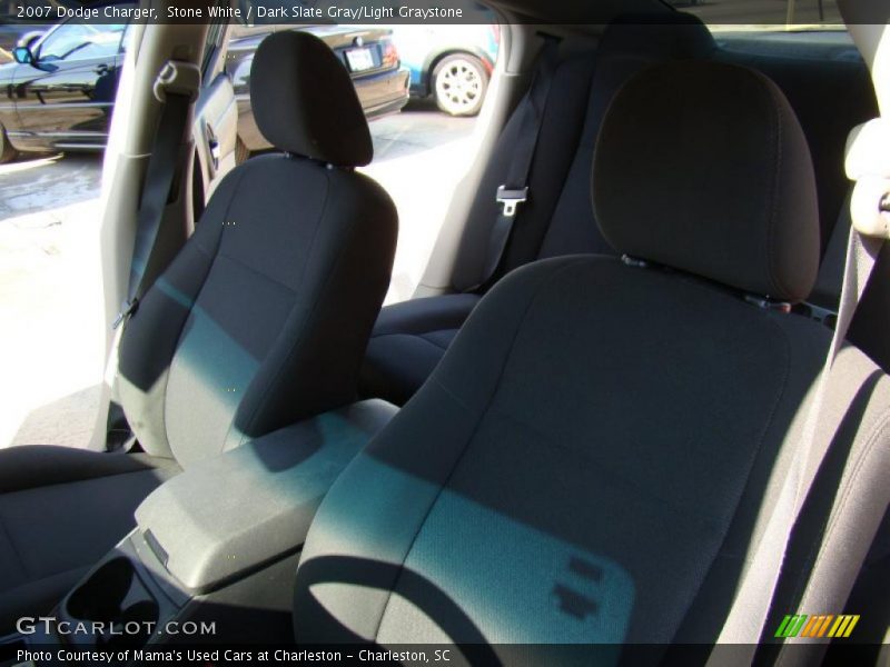 Stone White / Dark Slate Gray/Light Graystone 2007 Dodge Charger