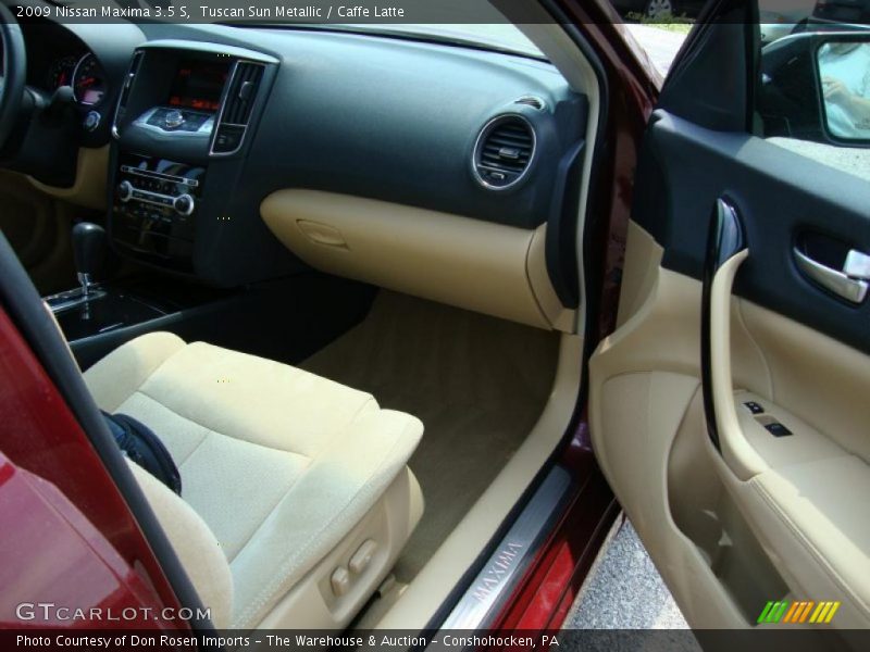 Tuscan Sun Metallic / Caffe Latte 2009 Nissan Maxima 3.5 S
