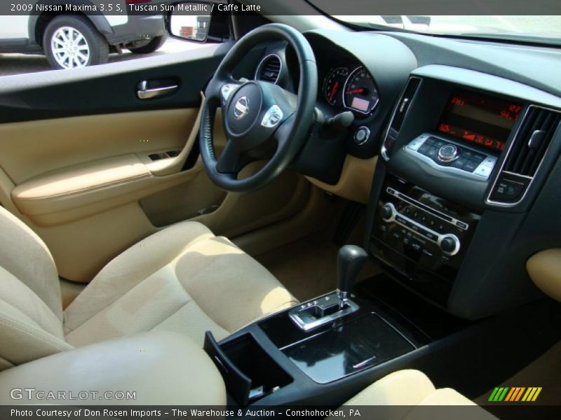 Tuscan Sun Metallic / Caffe Latte 2009 Nissan Maxima 3.5 S