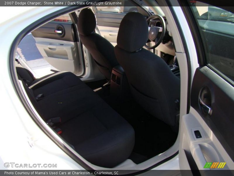 Stone White / Dark Slate Gray/Light Graystone 2007 Dodge Charger