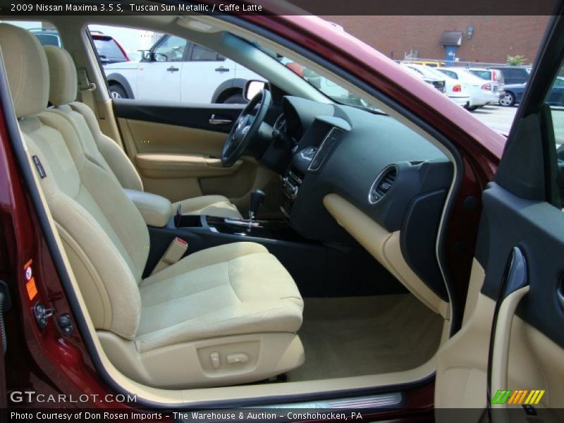 Tuscan Sun Metallic / Caffe Latte 2009 Nissan Maxima 3.5 S