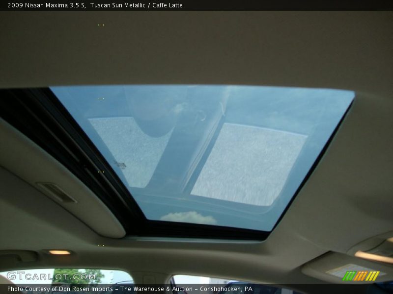 Tuscan Sun Metallic / Caffe Latte 2009 Nissan Maxima 3.5 S