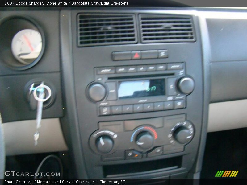 Stone White / Dark Slate Gray/Light Graystone 2007 Dodge Charger