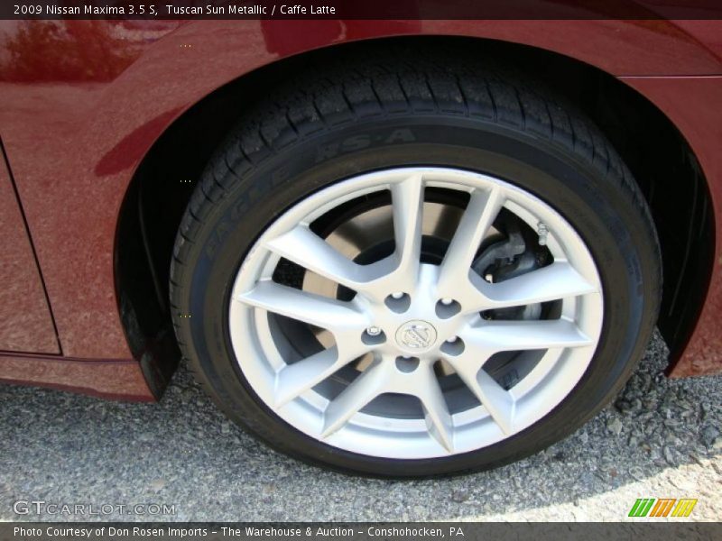 Tuscan Sun Metallic / Caffe Latte 2009 Nissan Maxima 3.5 S