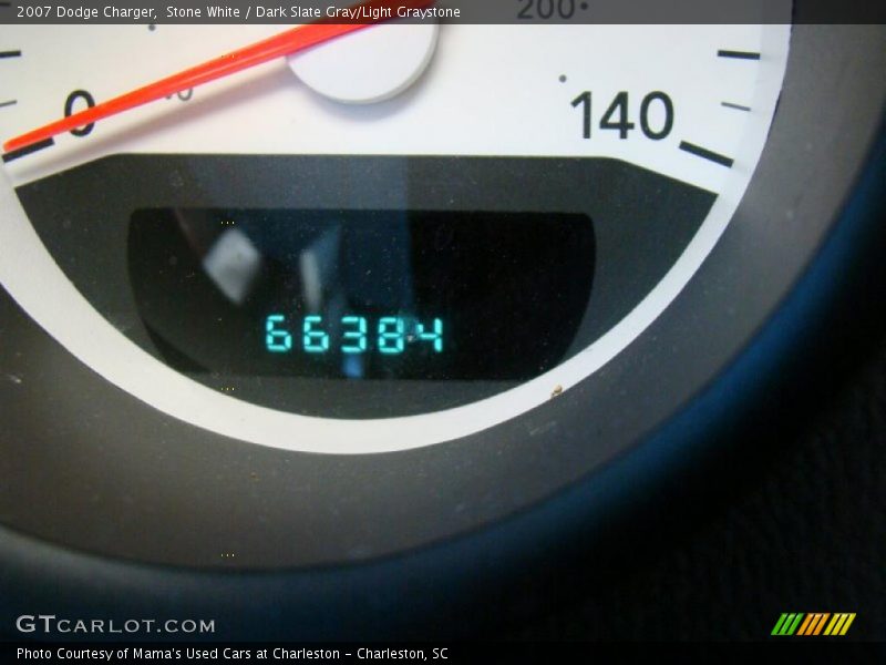 Stone White / Dark Slate Gray/Light Graystone 2007 Dodge Charger