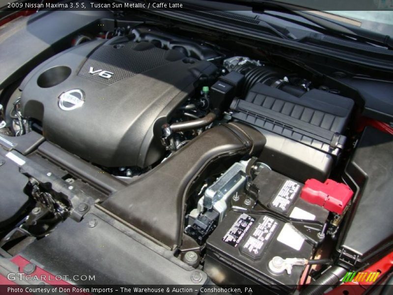 Tuscan Sun Metallic / Caffe Latte 2009 Nissan Maxima 3.5 S