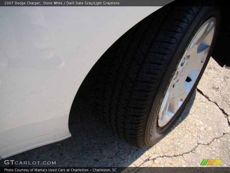 Stone White / Dark Slate Gray/Light Graystone 2007 Dodge Charger