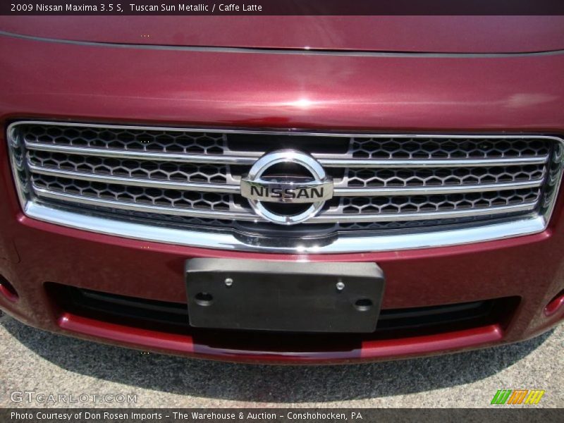 Tuscan Sun Metallic / Caffe Latte 2009 Nissan Maxima 3.5 S