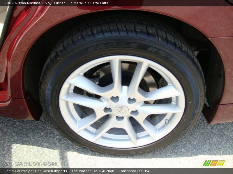 Tuscan Sun Metallic / Caffe Latte 2009 Nissan Maxima 3.5 S